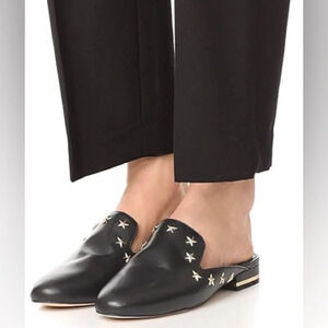 Michael Michael Kors Women's Natasha Star Studded Mules Admiral size 6